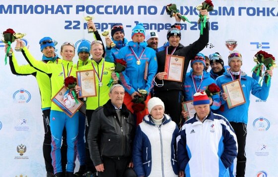 Мужская сборная Югры победила в эстафете Чемпионата России по лыжным гонкам