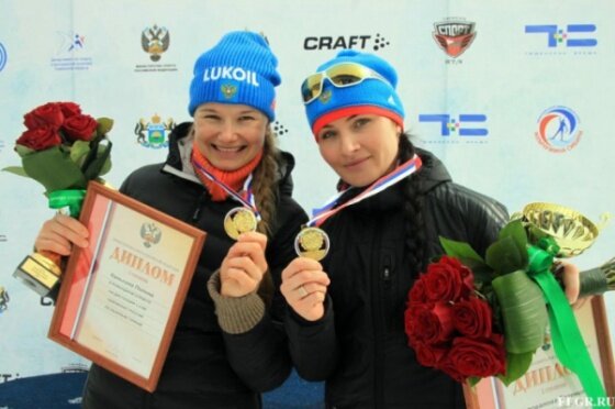  Югорские лыжницы Шаповалова - Кальсина стали чемпионками России в командном спринте