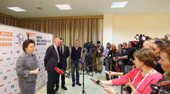 Наталья Комарова и Андерс Бессеберг поговорили с журналистами