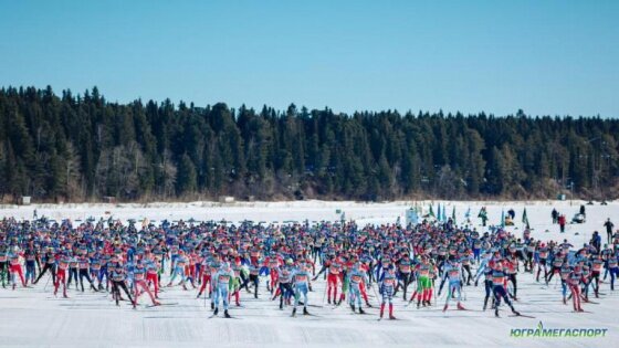 Югорский лыжный марафон прошел в Ханты-Мансийске
